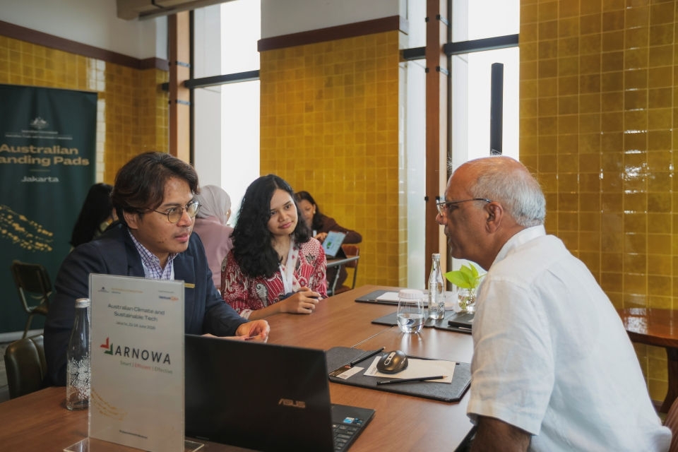 Landing Pads participants on the Climate and Sustainable Tech Immersion Program in Jakarta.