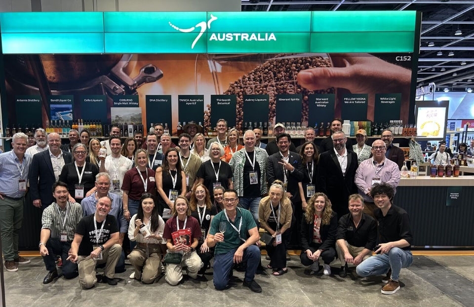 Australian distillers showed off more than 60 premium spirits at a dedicated pavilion