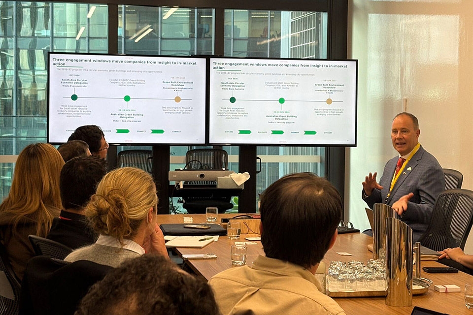 Austrade Trade Commissioner Murray Spence shared insights on the renewable energy sector in South Asia, and the opportunities for Australian businesses.