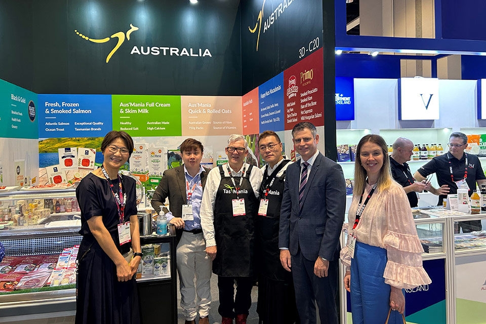 The Australian Pavilion featured a diverse range of premium food and beverages.