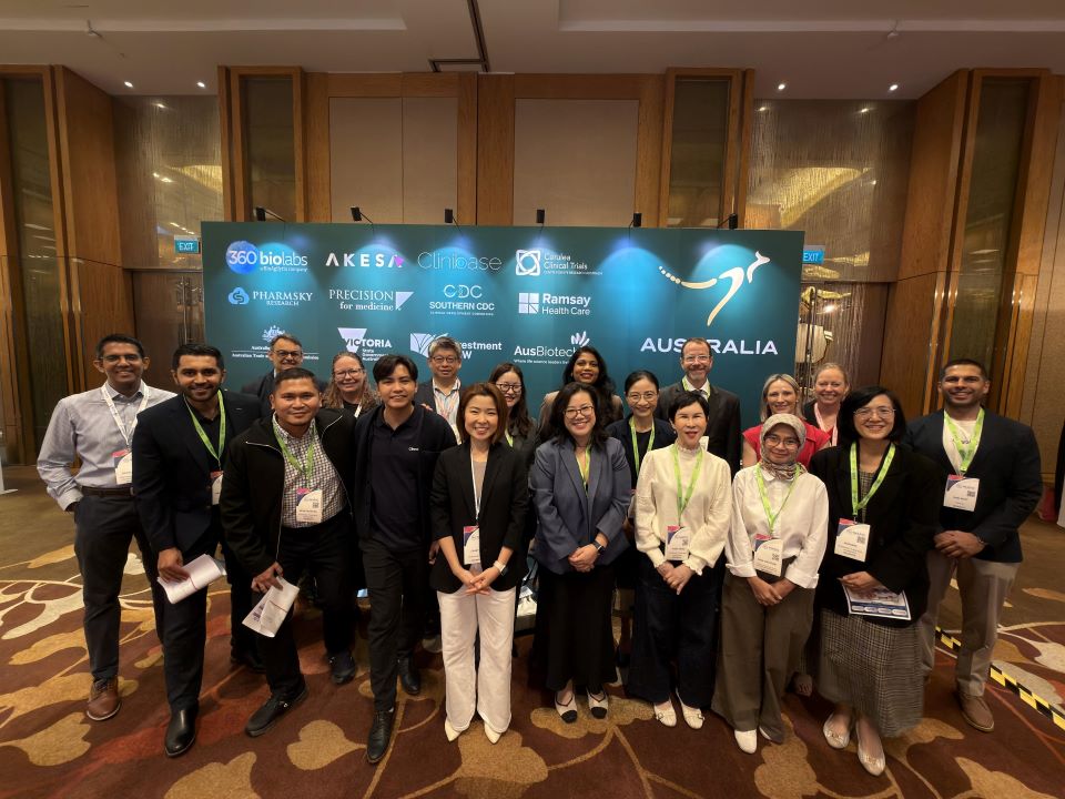 Team Australia at this year's Clinical Trials Festival Asia in Singapore.