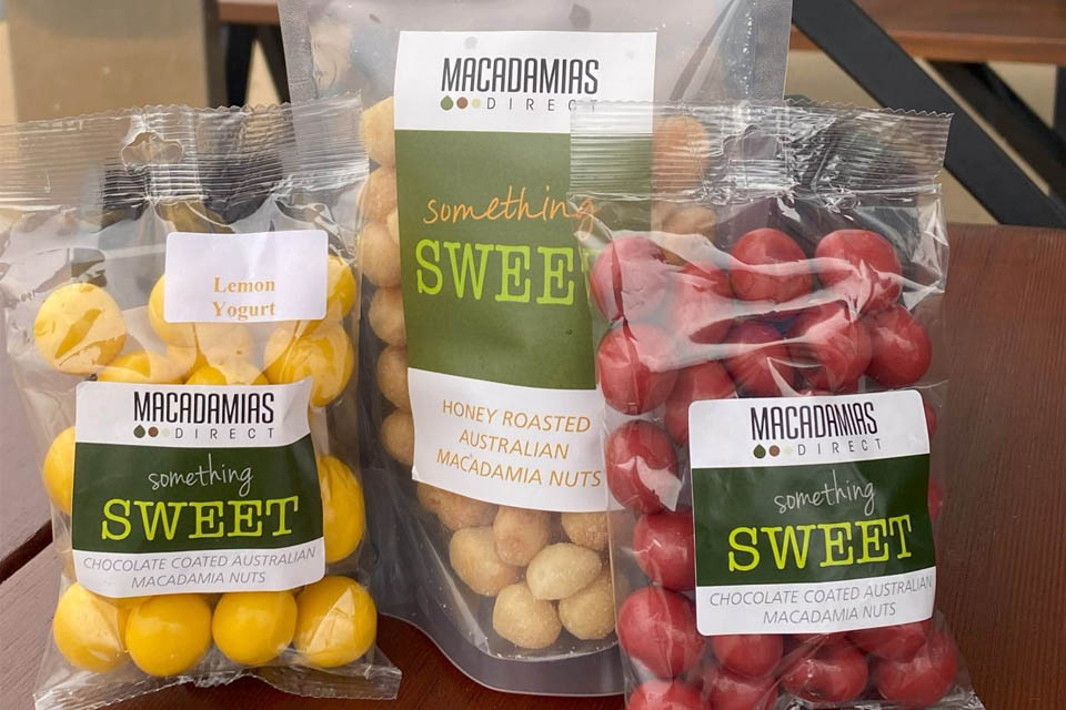 3 packages of macadamia nuts