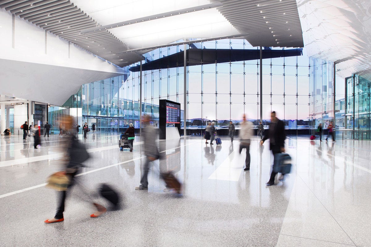 Canberra airport passengers