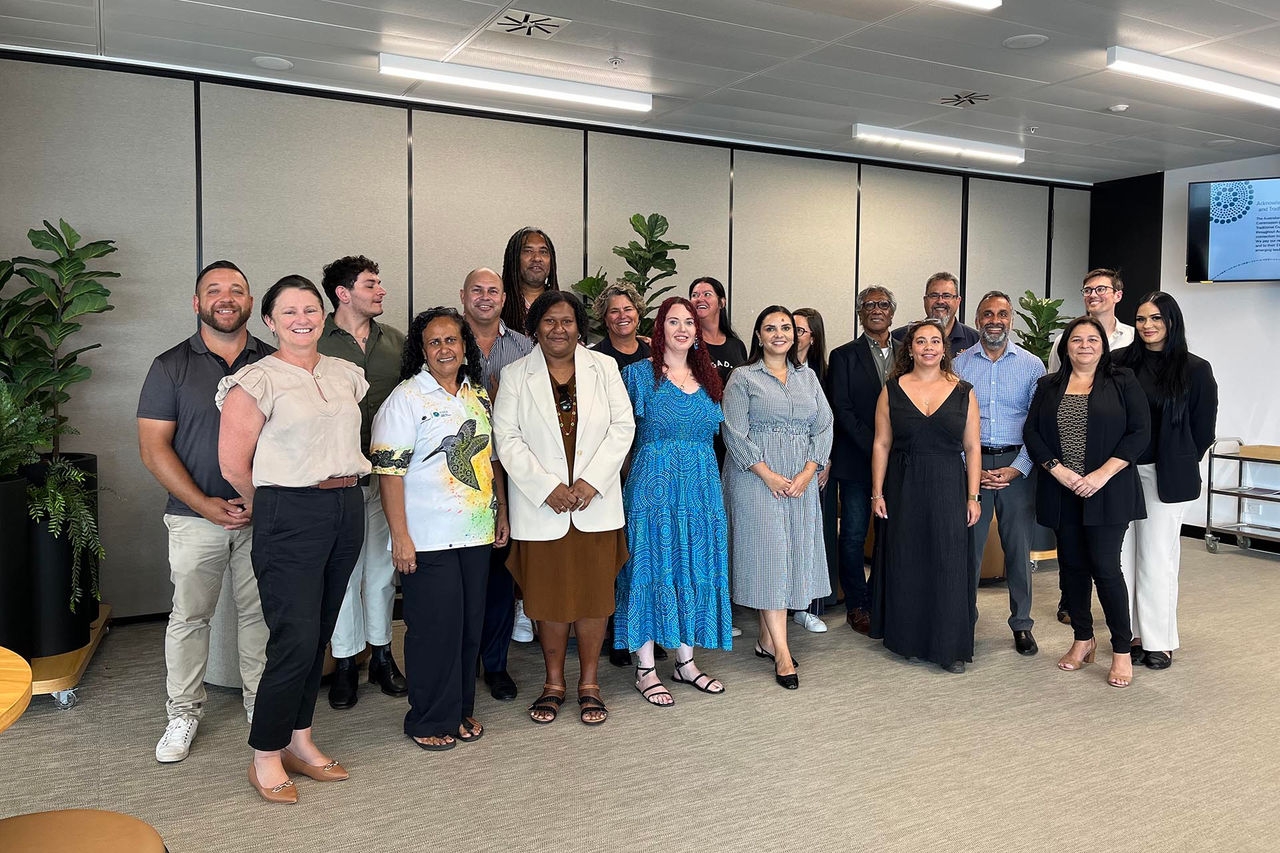 Members of the First Nations Visitor Economy Partnership at their first meeting on 18 March 2025 in Sydney.