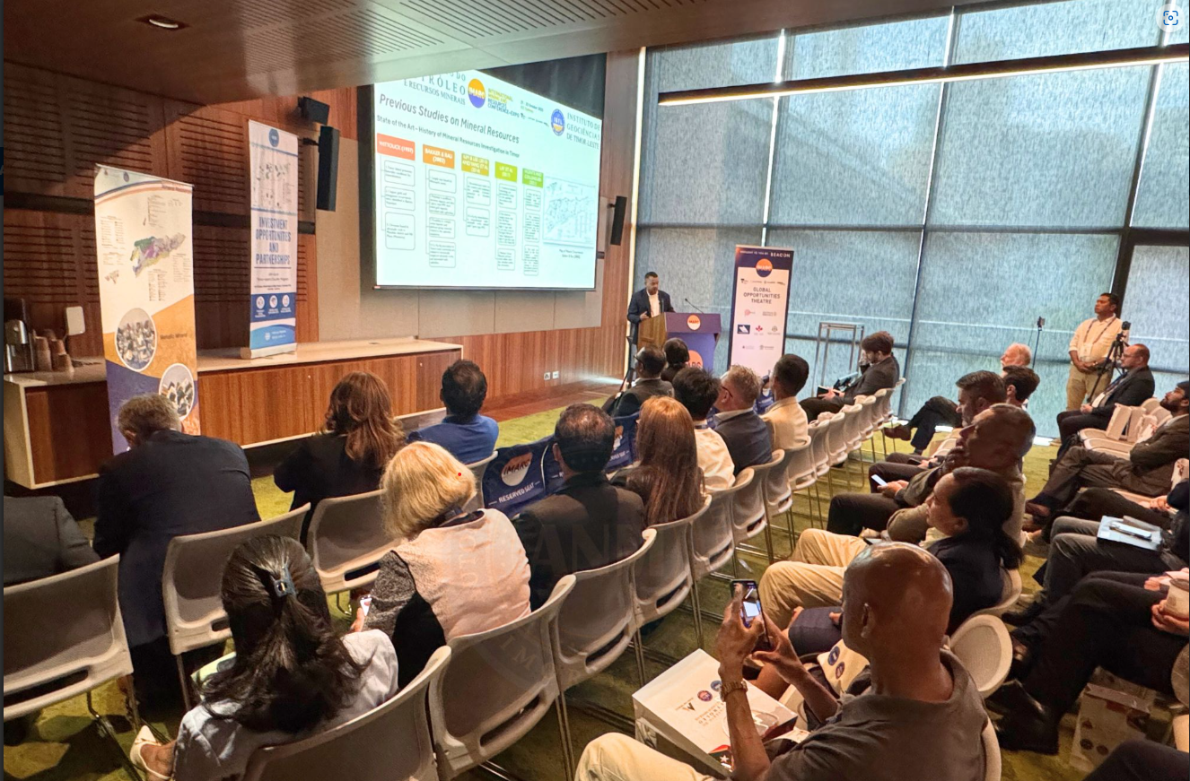 Timor-Leste presents its investment opportunities in resources at IMARC 2025. 