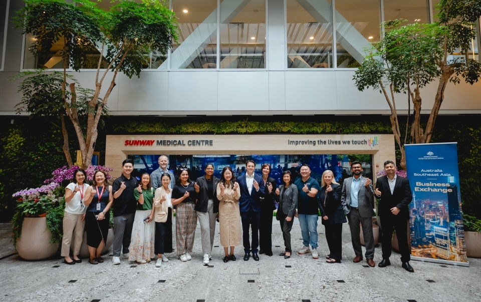 The Australian delegation visited Sunway Medical Centre to gain first-hand insights into opportunities across Malaysia’s private healthcare sector.