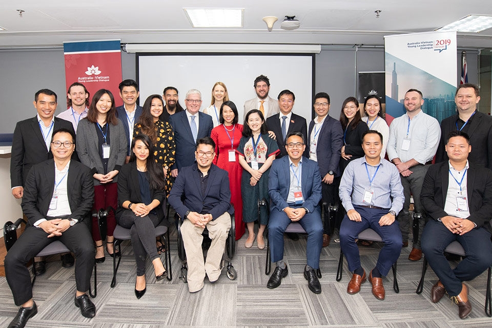 Khai Ngo at Australia-Vietnam Young Leadership Dialogue
