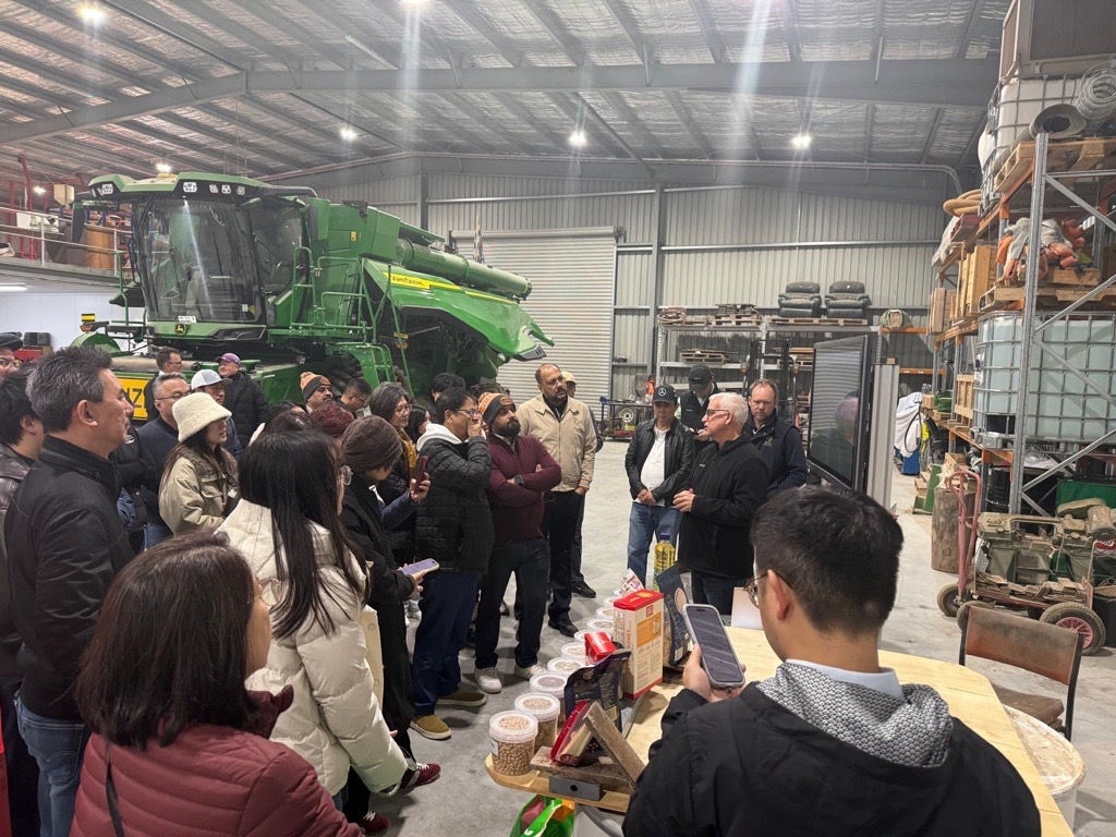 Delegates on the inbound mission had opportunities to engage with exporters in the Australian grain sector.