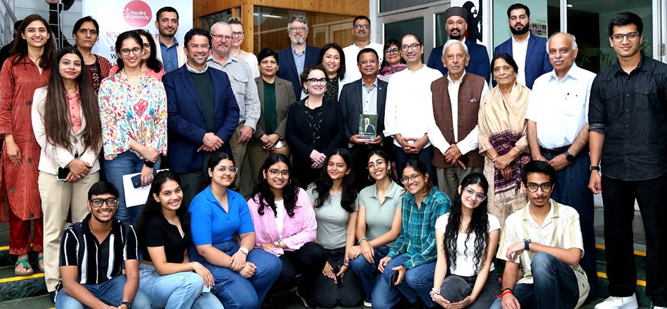 Delegates from Shoolini University who were hosted by and Austrade led delegation to University of Melbourne.