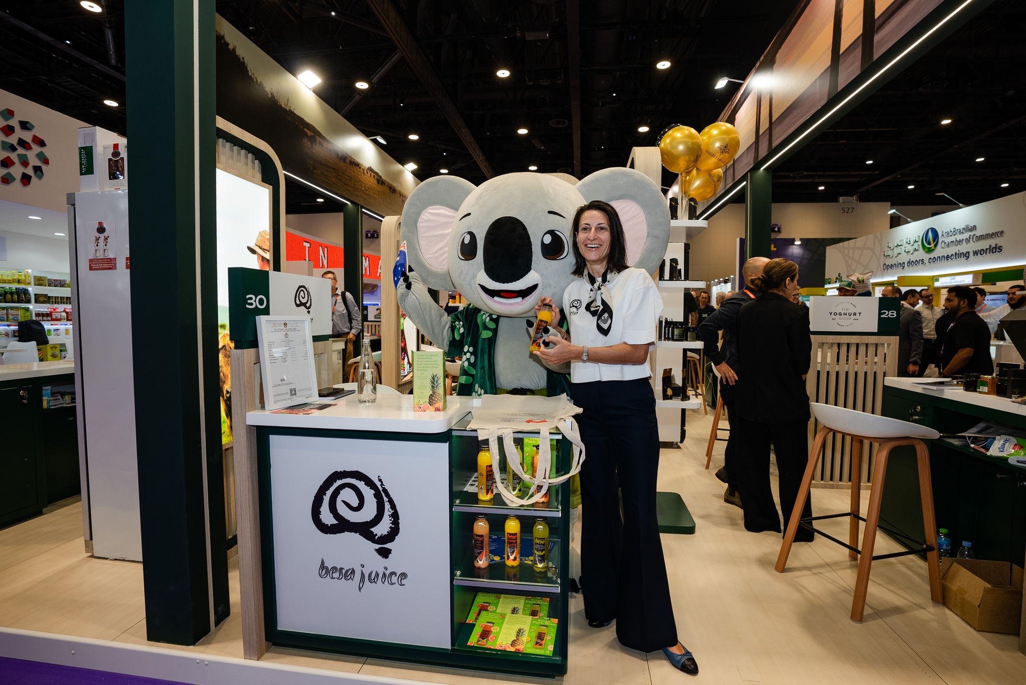 Zdravka Manolova, Besa Juice's Export Manager, at Gulfood 2026