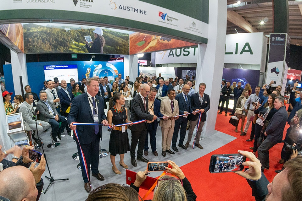 Austrade and Austmine opened the Australian Pavilion at Expomin 2025.