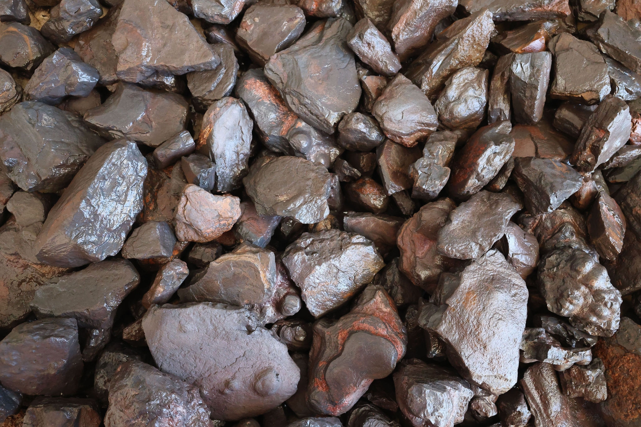 A view of different stones.